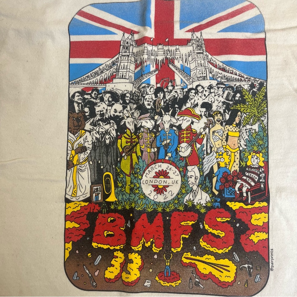 Billy Strings BMFS London Tee Shirt